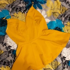 Fun and flirty peplum top